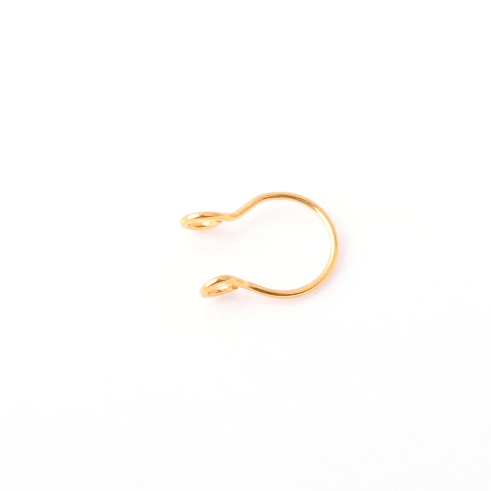 2020 U Shaped Fake Nose Rings for Women Stainless Steel Nose Rings & Studs Fake Piercing Jewelry Clip On Nose Body Clip Hoop (7)