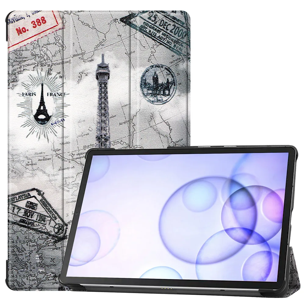 

BOZHUORUI Case for Samsung Galaxy Tab S6 Tablet 10.5" 2019 Release Model SM-T860/SM-T865 Ultra Lightweight Slim Folding Stand