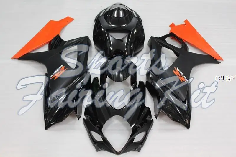Bodywork for Suzuki GSXR1000 2007 - 2008 K7 Orange Matte Black Fairing GSX-R1000 07 Plastic Fairings 08 | Автомобили и мотоциклы