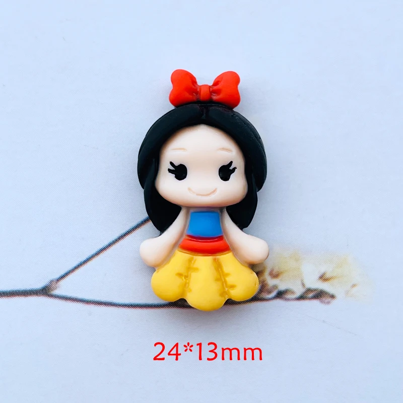 Resin Mini Cartoon Princess Flat Back Cabochon Scrapbook DIY Embellishments Accessories 20Pcs A58