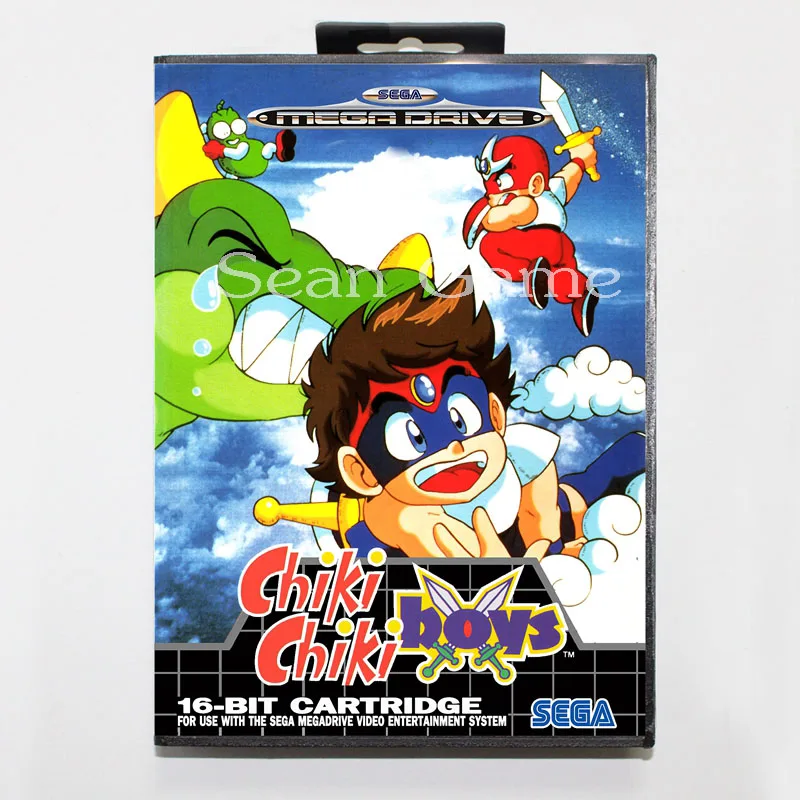 Престационарная 16-битная игровая карта Elevata MD для Sega Mega Drive chiki boys чехол в