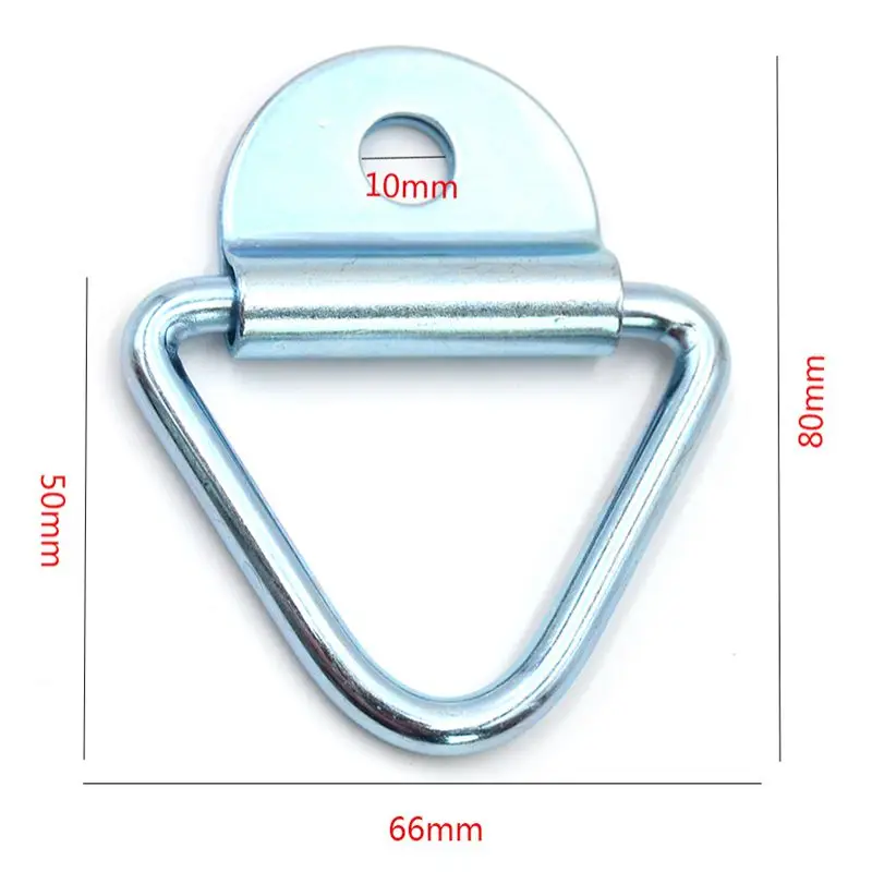 Tie Down Lashing Ring Zinc Plated Hitch Mooring Ring For Van Boat Horse Box Truck Trailer