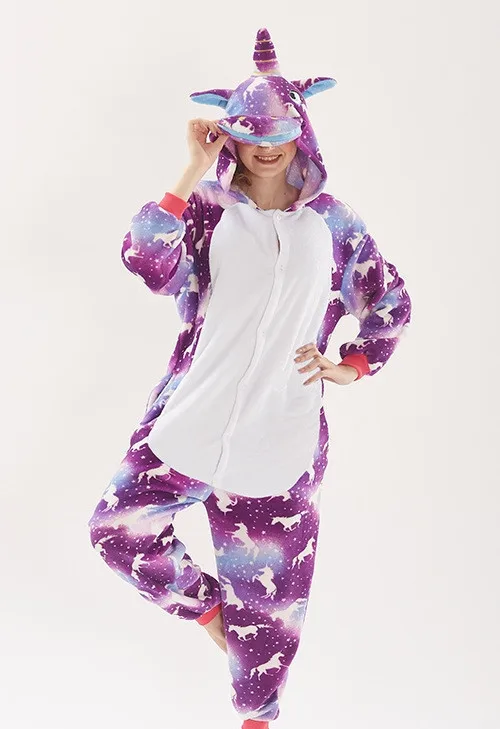 2019 Новый Pegasus Onesie Оптовая продажа животных кигуруми Единорог Комбинезоны для