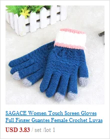 SAGACE мужские и женские вязаные перчатки варежки 1 пара камуфляжные Пинта экран варежки Зимние перчатки сенсорный экран