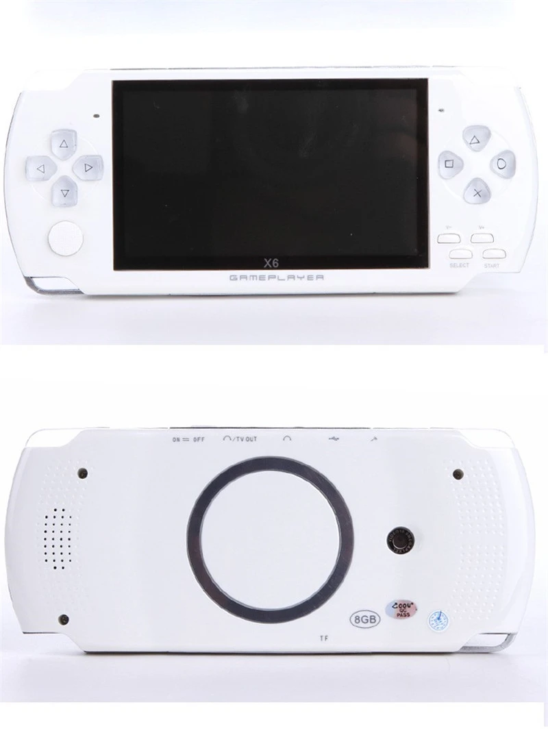 Video Game PSP Console Handheld Game Console Players 8G 4.3 inch MP4 TV Out Game Player Support For Camera Video E-book Game