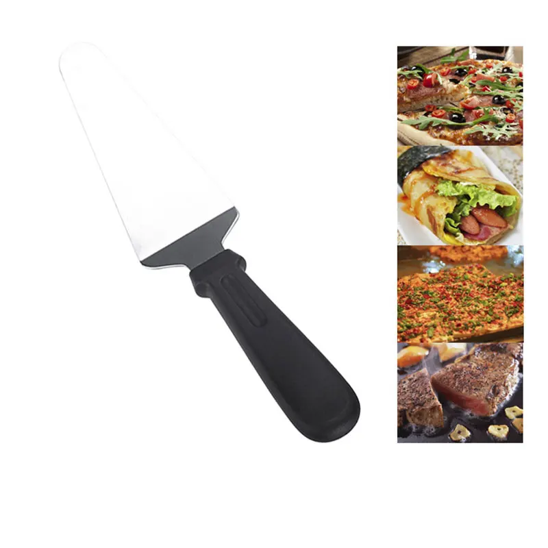 Kitchen Baking Pastry Pie Pizza Cake Cutter Triangular Shovel with Teeth Tool 