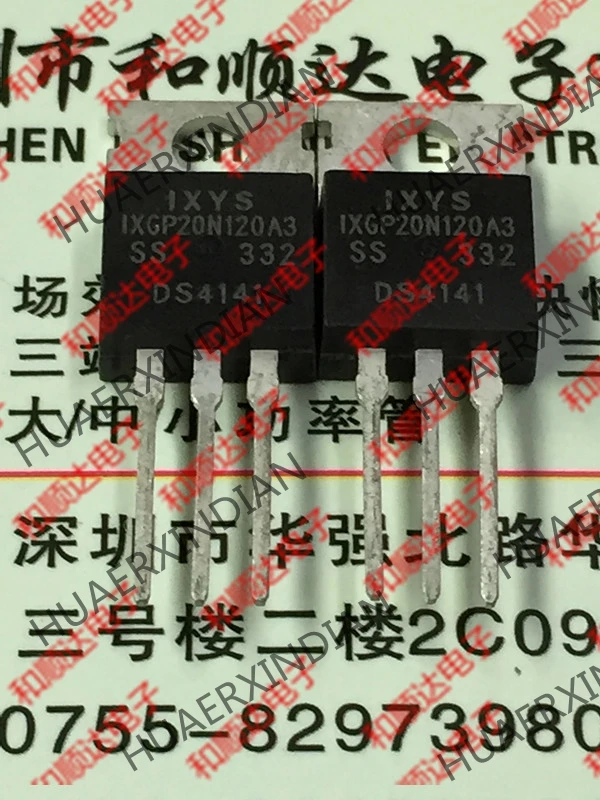 10PCS/LOT New and original IXGP20N120A3 TO-220 IGBT 1200V 40A