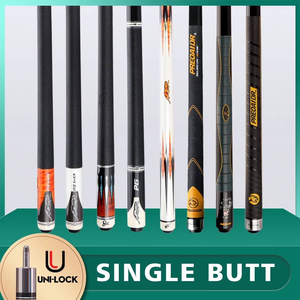 PREOAIDR 3142 Z2 одиночный Butt Fit Uni-lock шарнир бильярдный Бассейн Cue Stick Cue Kit Billar Cue Kit Nine Ball Black 8 China - изображение