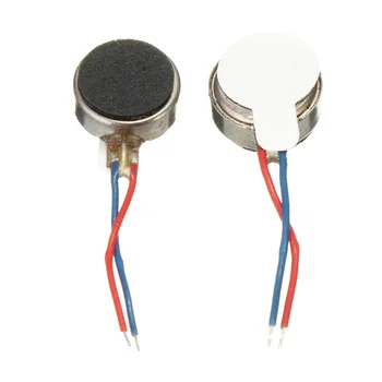

2PCS Pager and Cell Phone Mobile Coin Flat Vibrating Micro Motor DC 3V 10mm hot