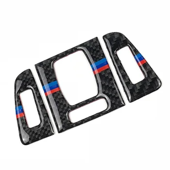 

Accessory Air Vent Stickers Replacement Wear Resistant 3pcs Carbon Fiber Panel