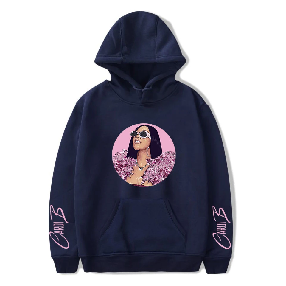 Модные новые толстовки Cardi B для мужчин/женщин модная Толстовка 2019