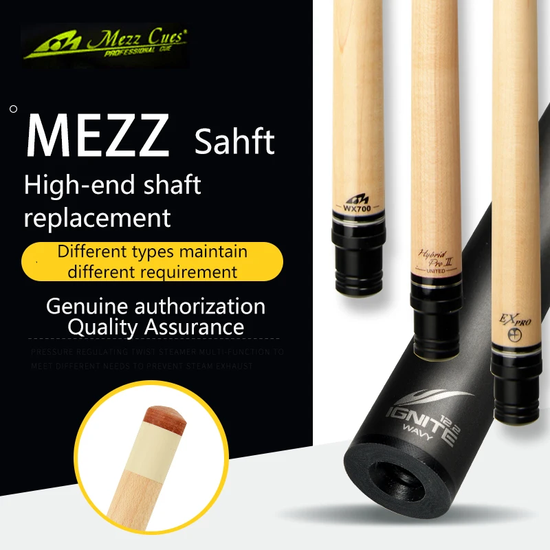 

Original MEZZ Shaft Billiard Pool Cue Shaft Billar Carbon Cue Shaft Professional Maple MEZZ Cue Tecnologia Billard Shaft