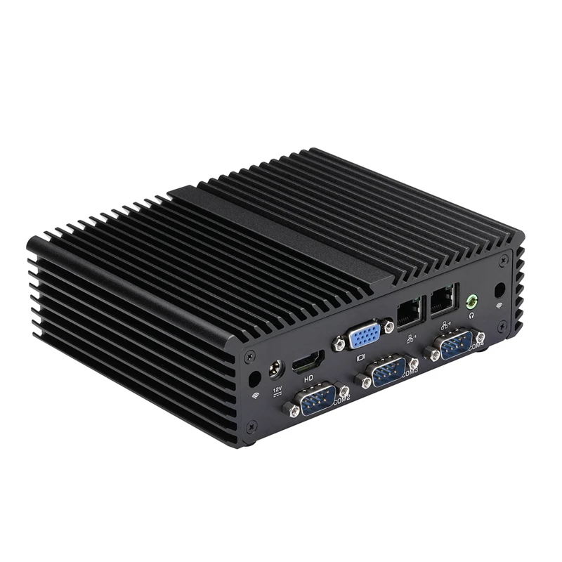 Мини-ПК Windows 10 4G DDR3L 4K HTPC Настольный компьютер для Intel J1900 четырехъядерный безвентиляторный HDMI VGA WiFi
