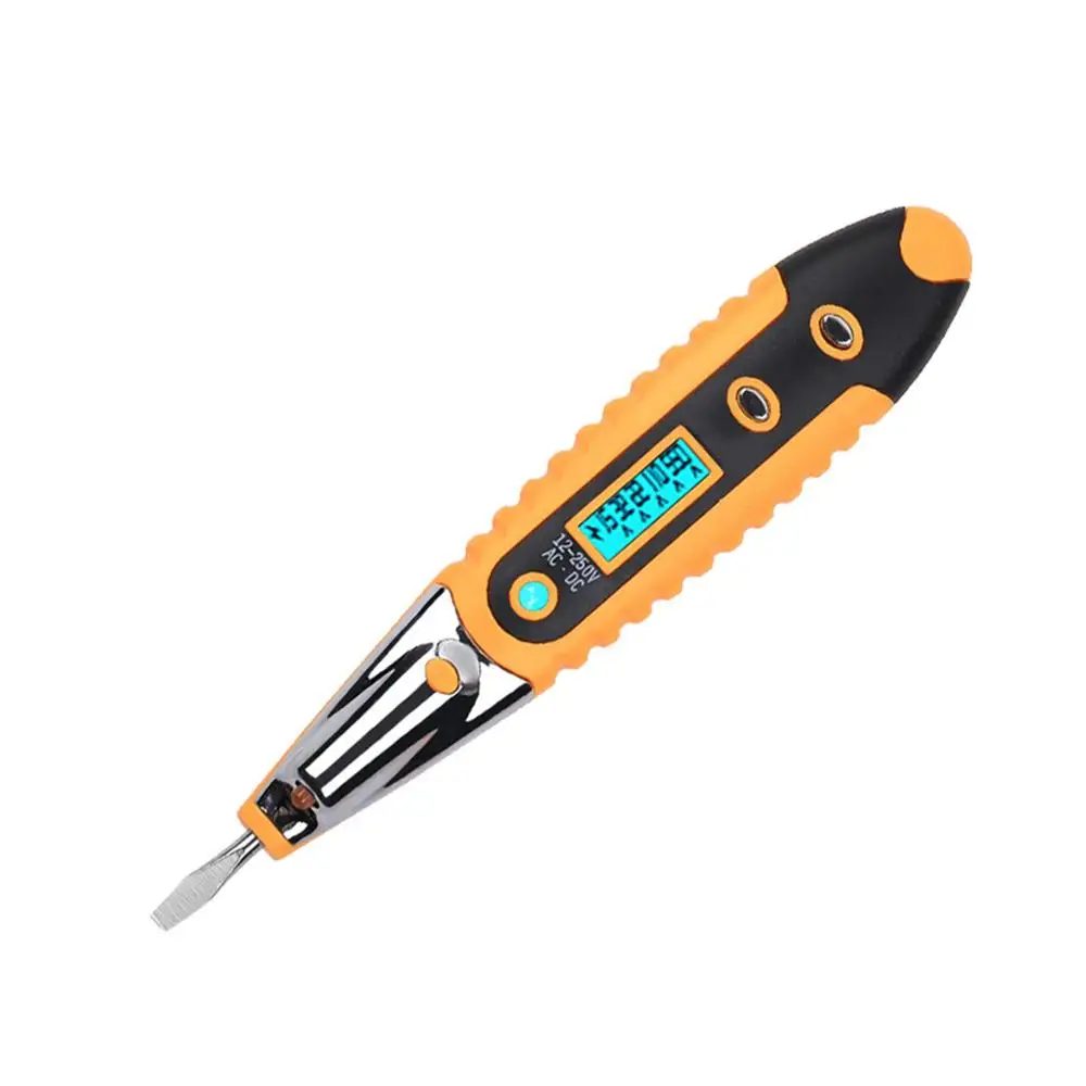 

Contact Tester Pen 12-220V AC Voltage Detectors Tester Meter Volt Current Electric Test Pencil Multifunction Tool