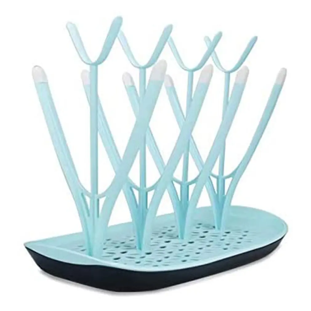 

Bottle Dry Rack Baby Bottle Drain Drying Racks Baby Milk Bottles Cleaning Dryer Drainer Storage Drying Rack YHZ013