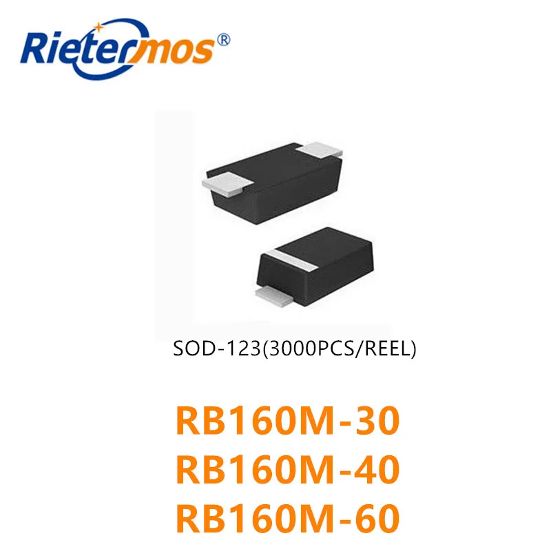 3000pcs RB160M-30 RB160M-40 RB160M-60 RB160M SOD-123 MADE IN CHINA | Электроника