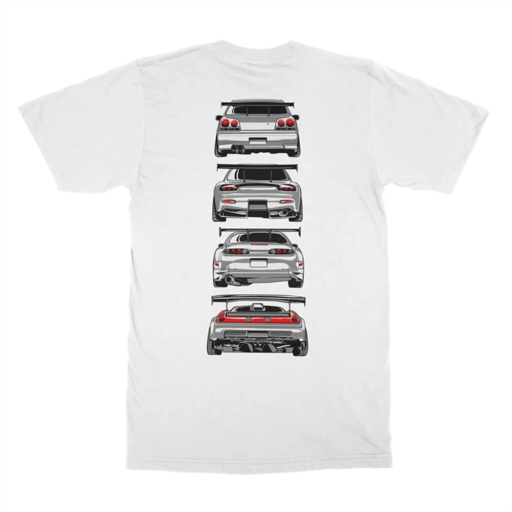 Лидер продаж Модные классического японского Legend автомобильное футболка 90-х JDM R34