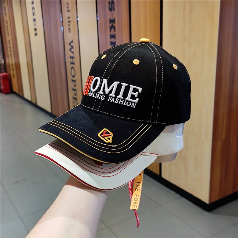 

Кепка с изогнутыми полями для мужчин и женщин, модная бейсболка в Корейском стиле, в японском стиле, для улицы, летняя