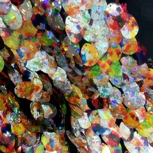 Симфония Алмаз BLING лазерная ткань с блестками для вышивки для лоскутное дизайнерское платье своими руками сетчатая ткань с блестками Tissus Австралийский метр