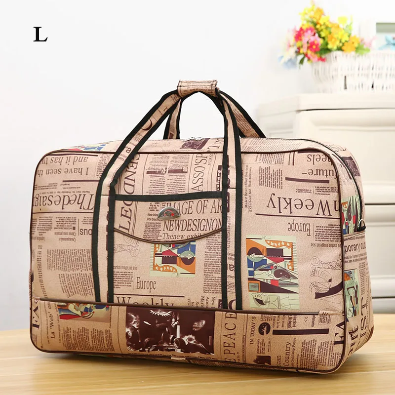 L 09 travel bag Большая Вместительная дорожная сумка, модные женские багажные сумки, многофункциональные спортивные дорожные сумки для путешествий, водонепроницаемая сумка из ткани Оксфорд для выходных - Цвет: L 09 travel bag