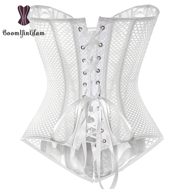 Plus Size XS To 6XL Waist Trainer Corset Overbust Women Body Shape Wear With G String