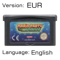 Mariold Party EUR 32 бит видеоигры картридж Консоли Карты для nintendo GBA мариолд карт Гольф Теннис вечерние Luig США/ЕС Версия Mari серии Edition - Цвет: Mariold Party EUR