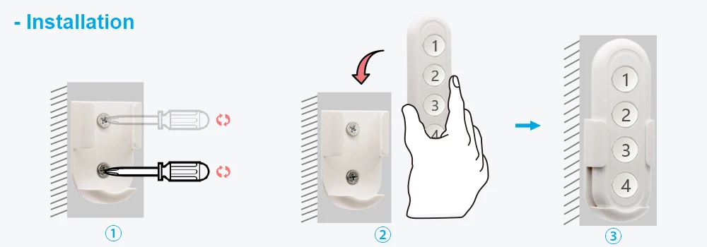zigbee 3.0, controle remoto com 4 botões,