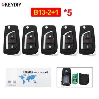 

5Pcs/Lot B13-2+1 3 Button Universal Remote Control Car Key for KD900 KD900+ URG200 KD-X2 Mini KD B-Series Remote Key KD Remote
