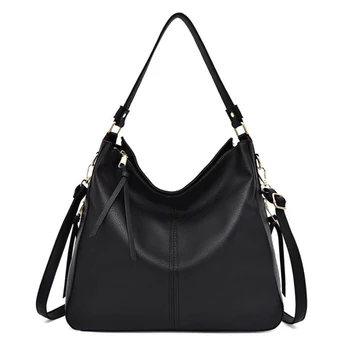 

New Fashion Simple PU Leather Single Shoulder Bags Messenger Tassels Large Capacity Luxury Women Bags Totes Ladies