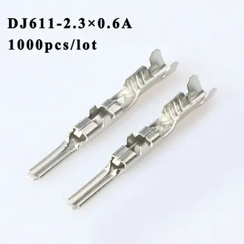 

DJ611-2.3 0.6A 1000PCS plug terminal Male female wire connector Plugs socket Fuse box Wire harness Soft Jacket car terminal plug