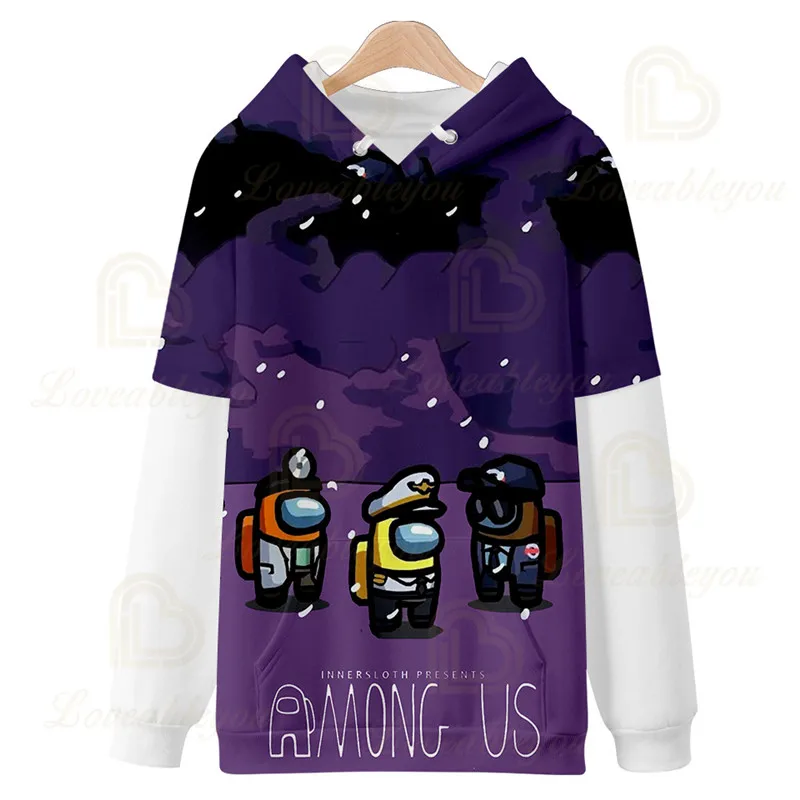 

Unisex Game Styles Hoodies Women Harajuku Sweatshirt Men Among Us Pullover Impostor Casual Tops Streetwear Clothing