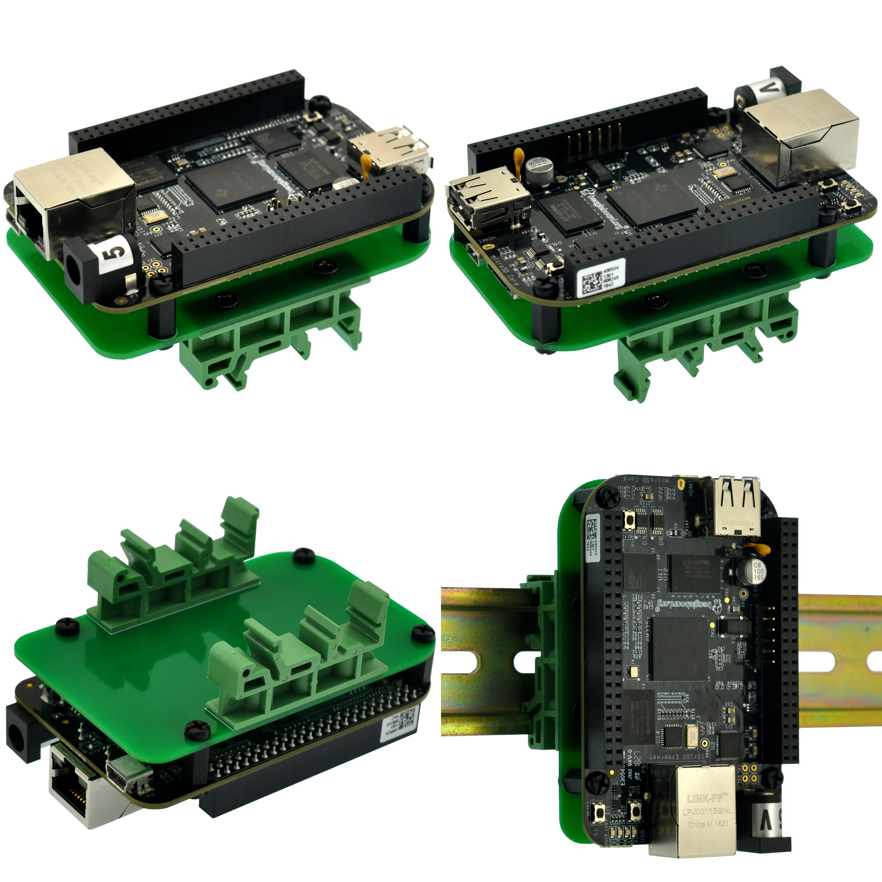 DIN рейку адаптер для BeagleBone черный