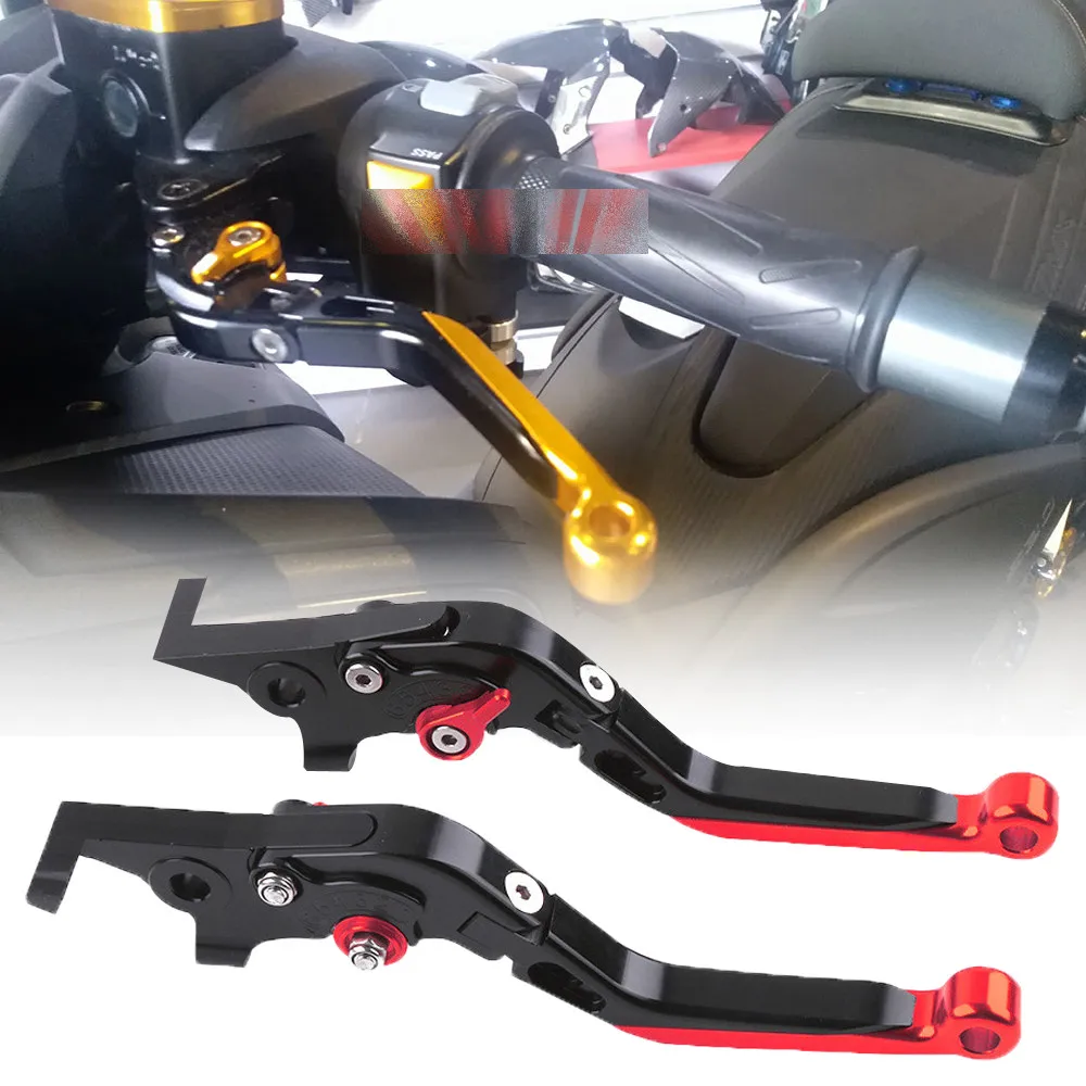 Алюминий 2 Складные Выдвижные Тормозные Рычаги Сцепления Мотоцикла Складные Выдвижные тормозные рычаги сцепления для Yamaha t-max 530#809g20