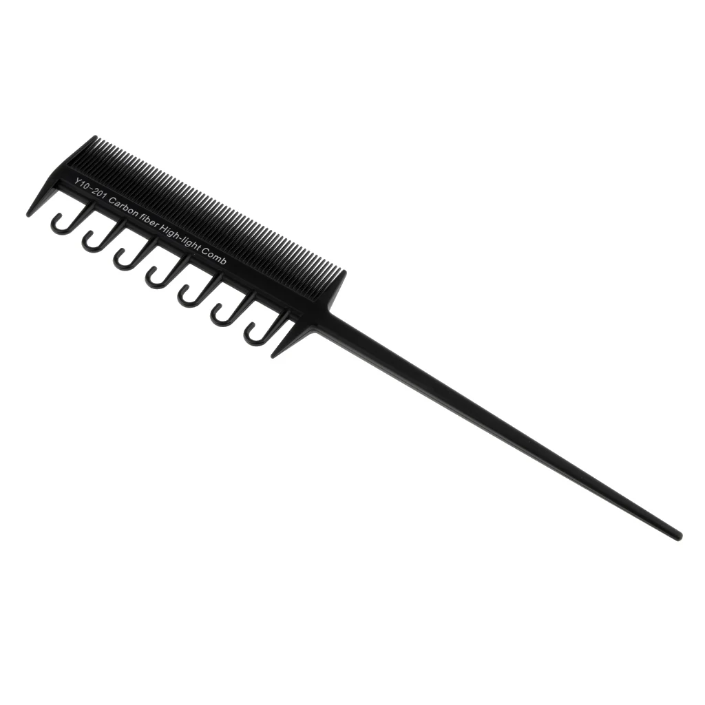 1 Piece Salon Professional Weaver Highlighting Foiling Hair Comb Coloring Dye Brush for Barber Stylists