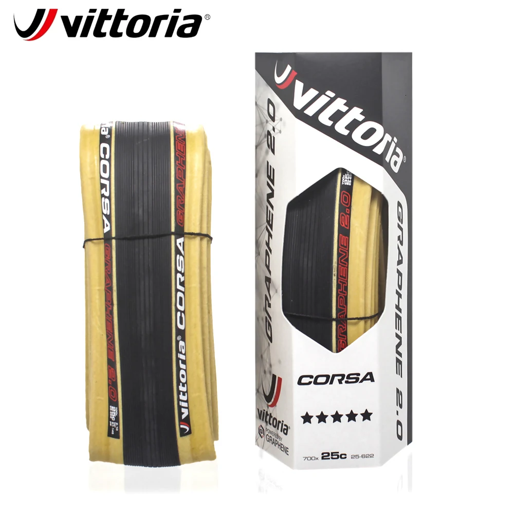 Vittoria Corsa G + Grafene competition 2 0 700x25 Black Tan 320 TPI велосипедная шина для дороги решительный