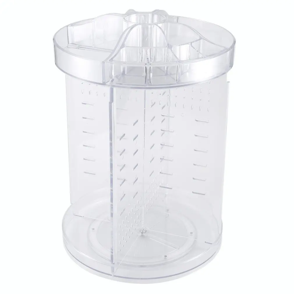 To Store Accessories Easy Access Product 360 Rotating Acrylic Makeup Organiser Storage Cosmetics Holder Rack Stand Case