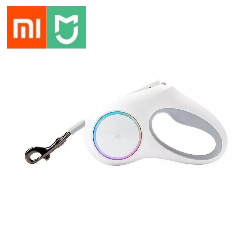 

Xiaomi PETKIT Retractable Pet Leash Dog Traction Rope Flexible Ring Shape 2.6m with Rechargeable LED Night Light