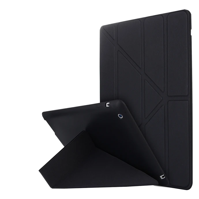 

Smart Wake/Sleep Case for iPad 2/3/4 Soft Back Case Multi Shapes Transformer Cover for iPad A1395 A1396 A1416 A1430 A1458 A1460