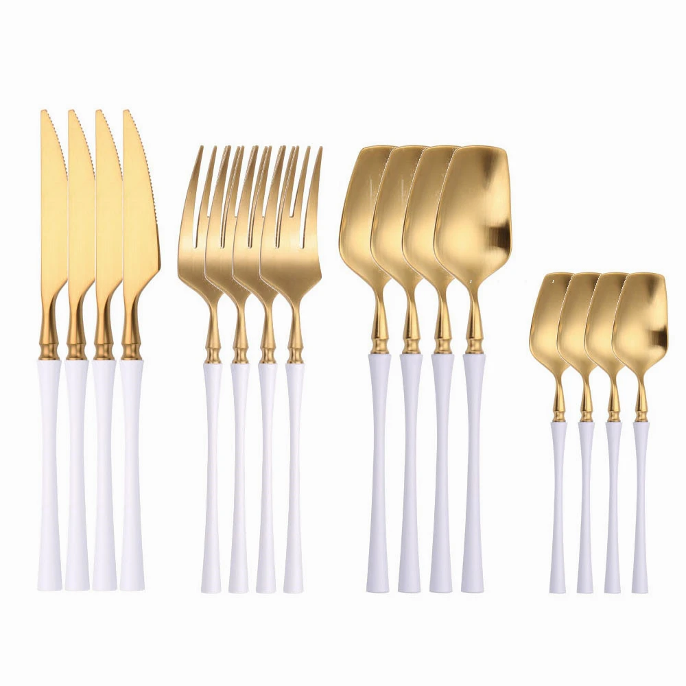 White Gold 16Pcs