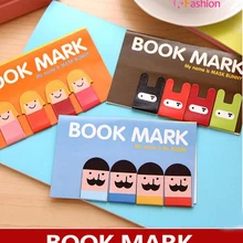 Девушка/усы/Ниндзя Кролик магнитная закладка, милый мультфильм магнит книжная Закладка