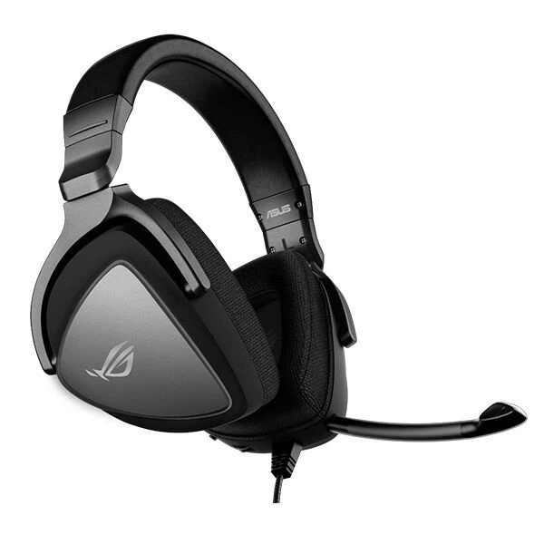 Гарнитура ASUS ROG Delta Core проводная, стерео, 20- 40000 Гц, 32 Ом, 100- 10000 Гц,-40 дБ, 2х jack 3.5 мм, черный/серый