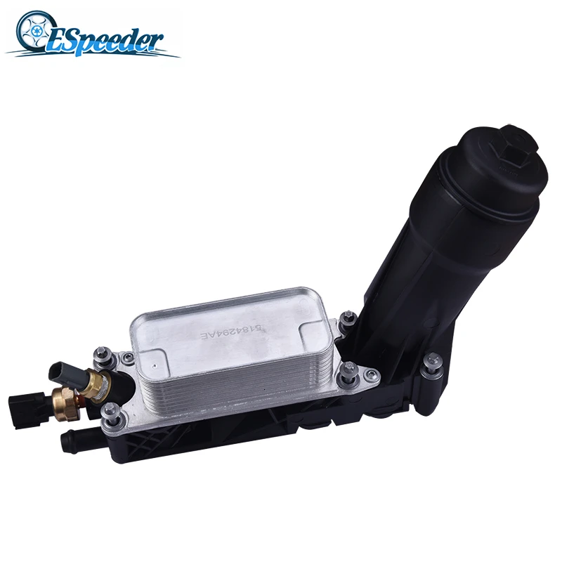 5184294ae Engine Oil Cooler Assembly Oil Filter Adapter Housing For