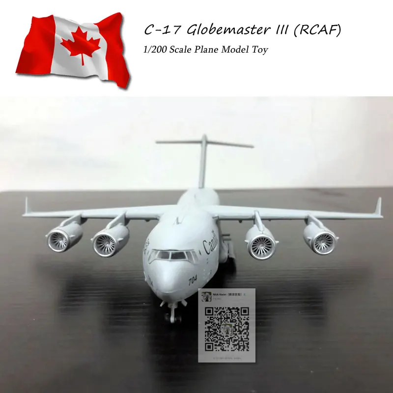 AMER 1/200 военная модель игрушки Canda RCAF C17 C-17 Globemaster III транспортер литой металлический самолет модель игрушки для сбора/подарка