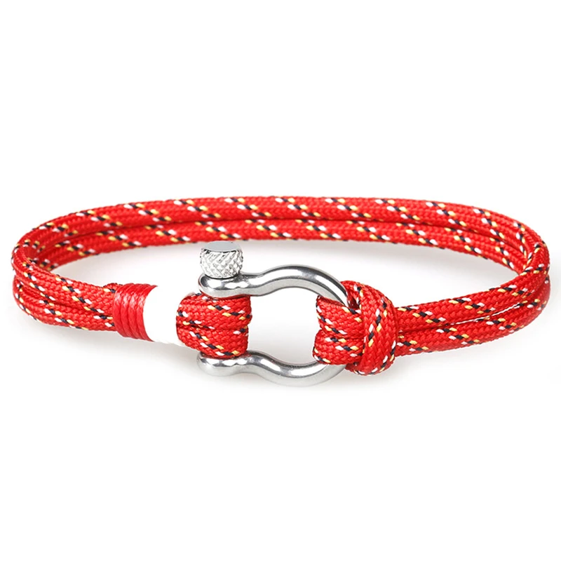 Женский и мужской браслет KBAP из веревочной обмотки мореходный Морской для