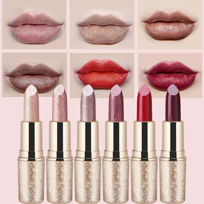 Перламутровый светильник Снежинка матовая губная помада 6 цветов водостойкая