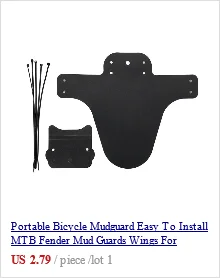 Ultra Lightweight Bicycle Mudguard Easy To Install MTB Fender Mud Guards Wings For Bicycle Front Rear Fenders Bike Parts