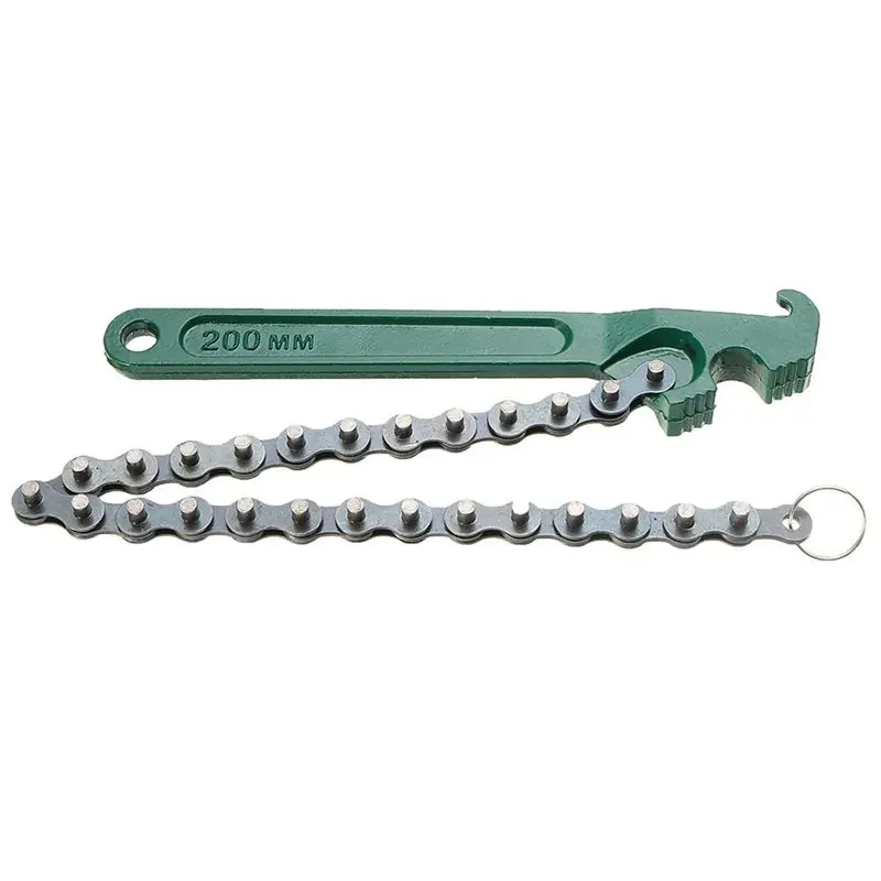 

Chain Type Oil Filter Wrench Auto Tool Engine Box Spanner Oil Fuel Filter Wrench Removal Tool Remover
