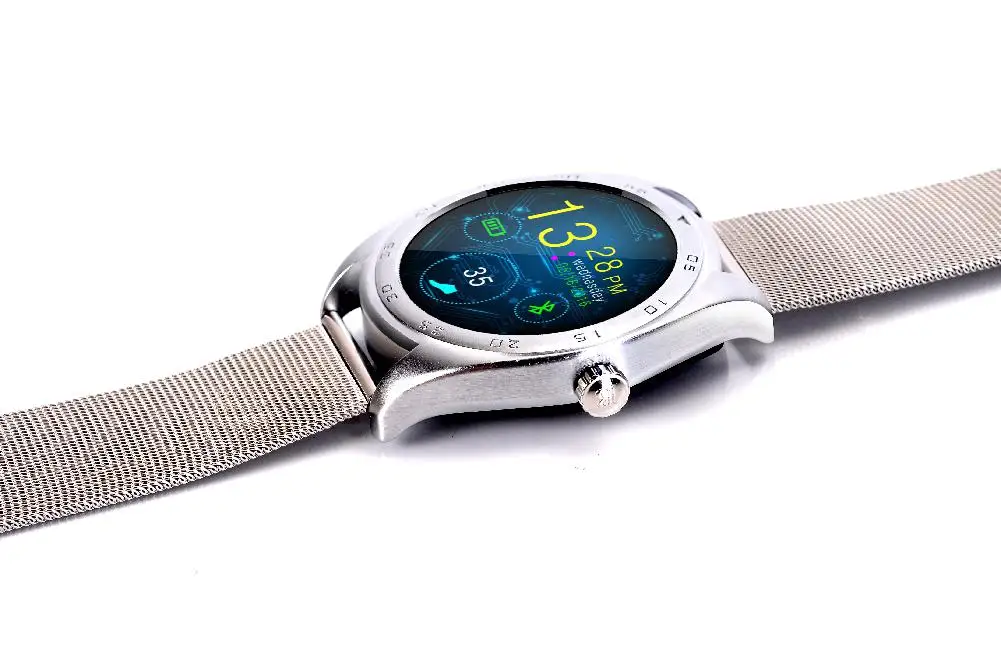 Распродажа K98 Bluetooth 4,0 Смарт часы монитор сердечного ритма шагомер сна фитнес трекер стальной ремешок r29