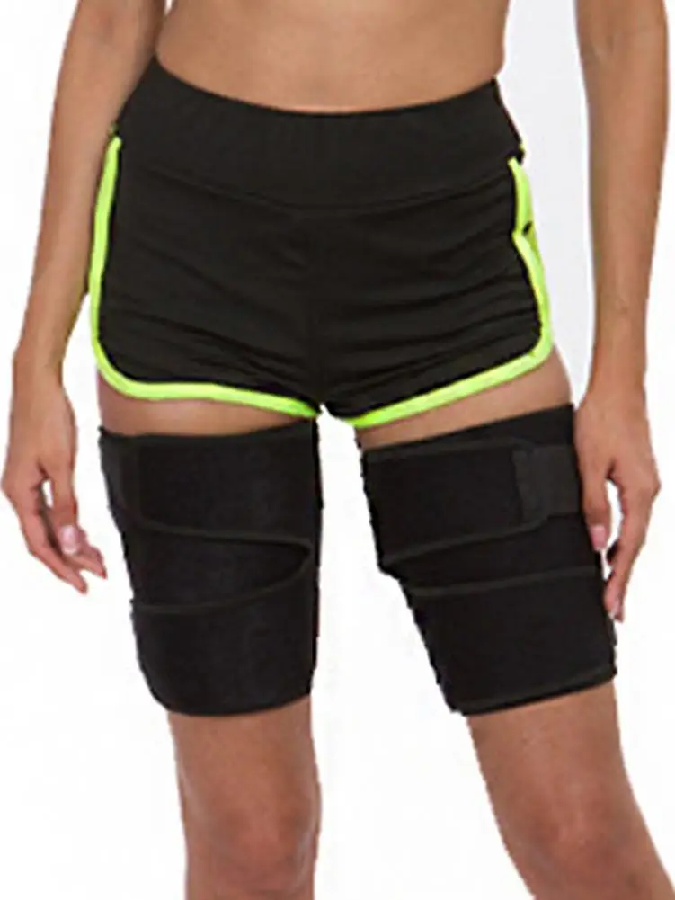 Outdoor Sports Thigh Compression Brace Sweat Thigh Trimmers for Men Women Increases Heat and Sweat Production to The Thigh Area