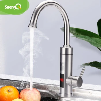 saengQ Electric Water Heater Kitchen faucet Instant Hot Water Faucet Heater 220V Heating Faucet Instantaneous Heaters 1